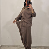 Coordinato/tuta BEN taupe