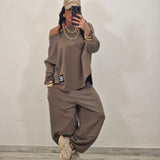 Coordinato/tuta BEN taupe