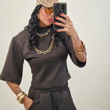 Coordinato MULE marrone