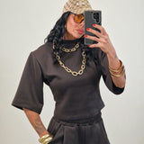 Coordinato MULE marrone