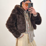 Eco pelliccia CARACAS marrone