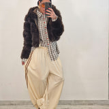 Eco pelliccia CARACAS marrone