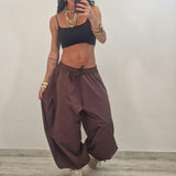 SAMIRA trousers plum