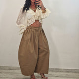 SAMIRA trousers plum