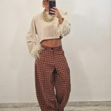 Pantalone ESTRELLA bordeaux