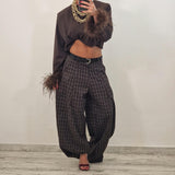 Pantalone ESTRELLA marrone