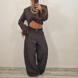 Pantalone ESTRELLA marrone