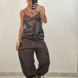 Canotta ELOISE marrone