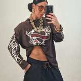Maglia NEVER marrone