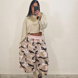 Bermudone AVA camouflage rosa