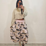 Felpa crop GINEVRA beige