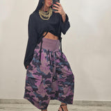 Bermudone AVA camouflage viola