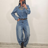 Tuta intera di jeans SIRIA