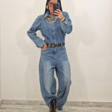 Tuta intera di jeans SIRIA