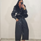 Giubbino in ecopelle CHANTAL