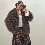 Eco pelliccia AISHA marrone