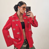 Blazer WILL rosso