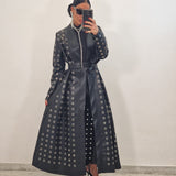 Trench in ecopelle ECATE nero