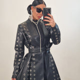 Trench in ecopelle ECATE nero