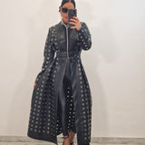 Trench in ecopelle ECATE nero