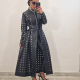 Trench in ecopelle ECATE nero