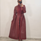 Trench in ecopelle ECATE bordeaux