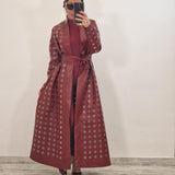 Trench in ecopelle ECATE bordeaux