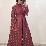 Trench in ecopelle ECATE bordeaux