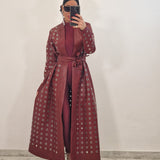 Trench in ecopelle ECATE bordeaux
