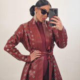 Trench in ecopelle ECATE bordeaux