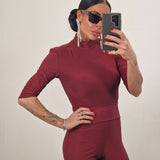 Leggings GEA bordeaux