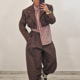 SAMIRA trousers plum