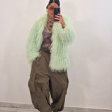 Eco pelliccia AISHA verde