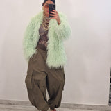 Eco pelliccia AISHA verde