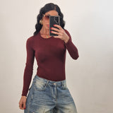 Maglia KATIE bordeaux