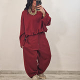 Coordinato/tuta JESON bordeaux