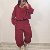 Coordinato/tuta JESON bordeaux