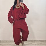 Coordinato/tuta JESON bordeaux