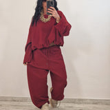 Coordinato/tuta JESON bordeaux