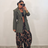 Blazer LADY verde militare
