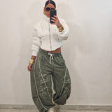 SAMIRA trousers plum