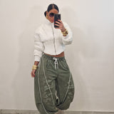 SAMIRA trousers plum