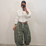 SAMIRA trousers plum