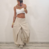 SAMIRA trousers plum