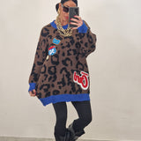 Maxi pull LEES marrone