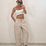 SAMIRA trousers plum