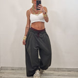 SAMIRA trousers plum