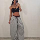 SAMIRA trousers plum