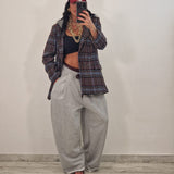 SAMIRA trousers plum