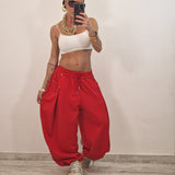 SAMIRA trousers plum
